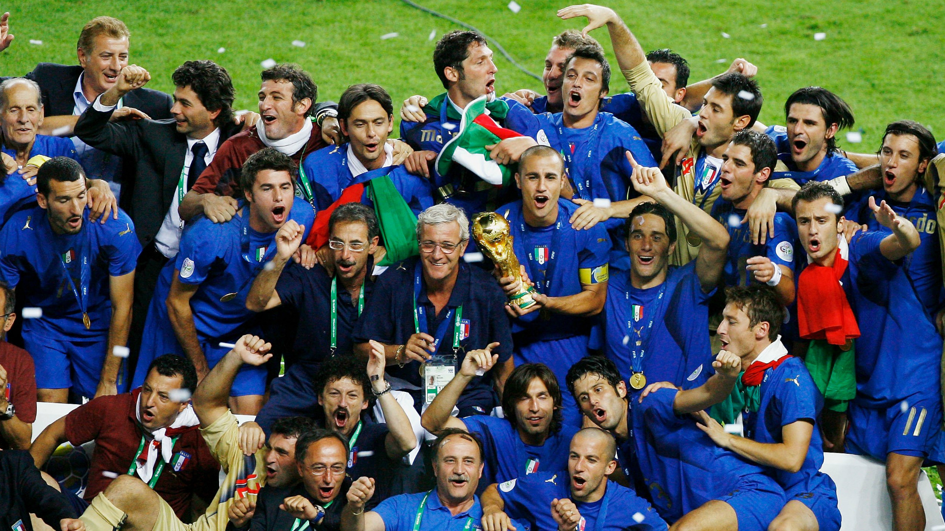 Италия чемпионы сколько раз. ЧМ по футболу сборная Италии 2006.