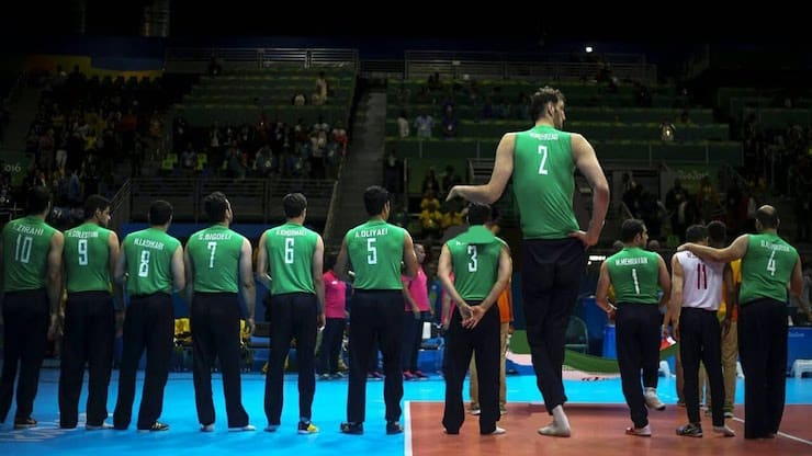 Волейболист из Ирана, Мортез МЕХЕРЗАД с ростом 246 оставил Россию без золота Паралимпиады